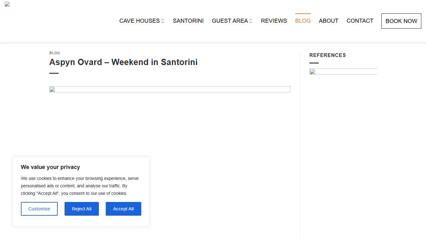 Aspyn Ovard – Weekend in Santorini – Santorini Paradise